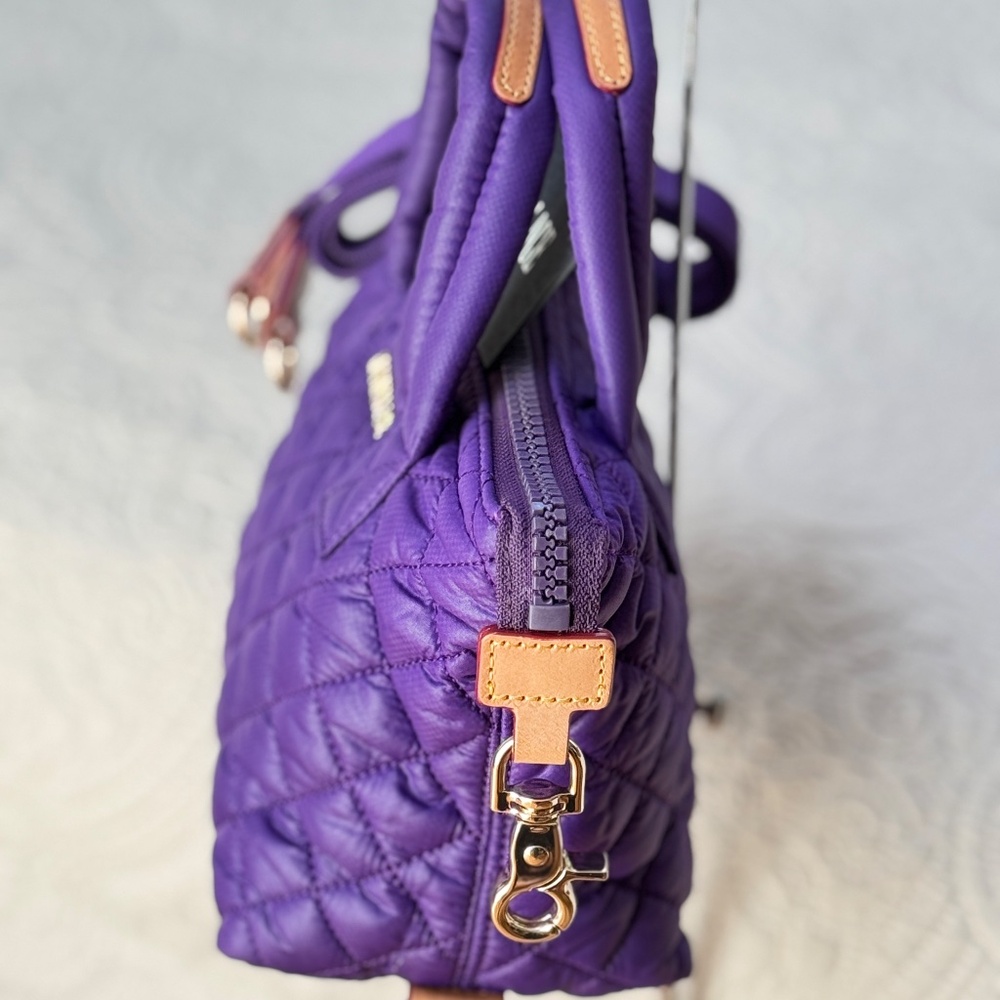 MZ Wallace Micro Sutton Purple Violet Bag Purse Small Petite w/Tag PRISTINE VHTF - Picture 4 of 12